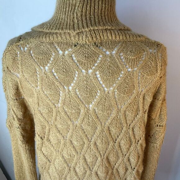 Elsamanda open Knit Oversized Cowl Neck Pullover, S. Mohair Blend - Picture 8 of 15